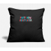 Party Shirt Black Pillow